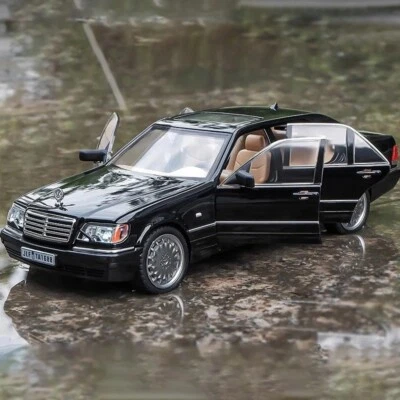 Mercedes-Benz W140 S 320 l Sammler Auto & Modellauto – 1:24 Druckguss, Licht - Bild 1 von 3