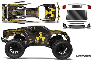 RC Body Graphics Kit Decal Sticker Wrap For Vaterra Halix Monster Truck MELT Y K - Picture 1 of 1
