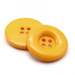 10x DIY Round Resin Sewing Buttons 4-Hole Overcoat Trench Coat Button Clothing - Picture 1 of 35