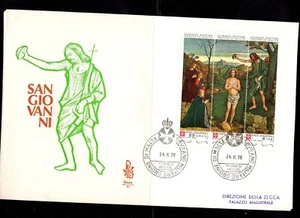 FDC SMOM San Giovani Battista 1978 - Imagen 1 de 1