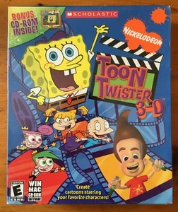 NEW SEALED Nickelodeon Toon Twister 3-D Windows Mac Bonus CD-ROM WayForward - Bild 1 von 5