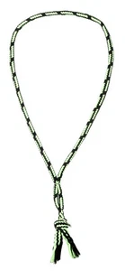 Halsring Soft größenverstellbar Ballanceseil Bodenarbeit Freiarbeit schwarz grün - Picture 1 of 3