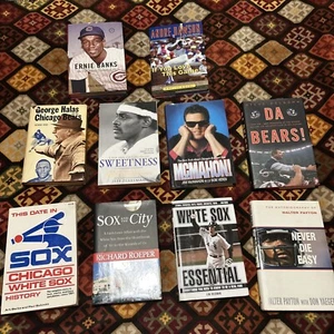 Chicago Sports Hardcover & More Mix Book Lot - Picture 1 of 12
