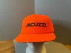 Chapeau vintage JACUZZI Orange Blaze camionneur snapback avec mousse pleine