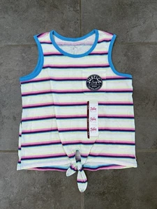 Tanque Justice con nudo en la parte delantera S 7/8 ¡NUEVO CON ETIQUETAS! ¡Adorable!! - Imagen 1 de 10