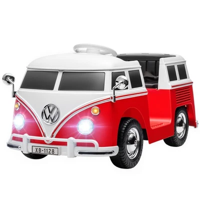 AIYAPLAY Macchina Elettrica per Bambini Volkswagen T1 89x49x41.5 cm Rosso - Immagine 1 di 4