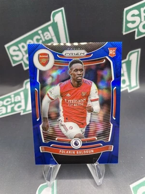 2021-22 Panini Prizm Folarin Balogun Blue Rookie RC /340 USMNT - Image 1 of 4