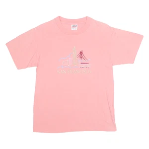 Camiseta ANVIL San Francisco Mujer Rosa EE. UU. M - Imagen 1 de 6