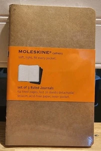 Moleskine linierter Cahier - Krafteinband (3er Set) von Moleskin - Bild 1 von 4