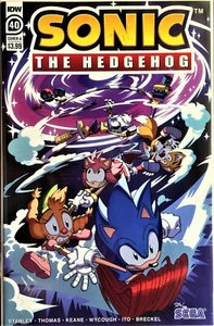 SONIC The HEDGEHOG Comic Book IDW #40 A Cover April 2021 Bagged & Boarded NEW - Picture 1 of 3
