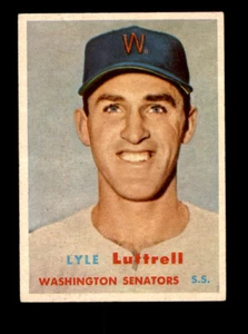 1957 Topps #386 Lyle Luttrell EX - Imagen 1 de 2