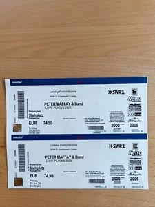 2 Konzertkarten Peter Maffay Loreley Freilichtbühne Love places 2025 - Bild 1 von 1