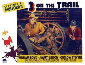 Three On The Trail lobby card James Ellison Gabbby Hayes William 1936 OLD PHOTO