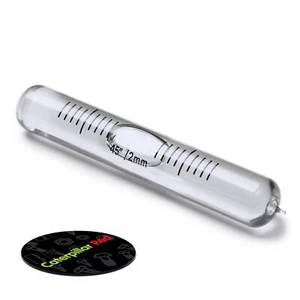 Frasco de vidrio Spirit nivel de burbuja plumín transparente preciso 70 mm x 11 mm - (2 3/4 x 7/16 pulgadas) - Imagen 1 de 9