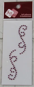 Zva Creative Crystal Sticker, Grape Flourishes CRW-05CA-164 - Picture 1 of 2