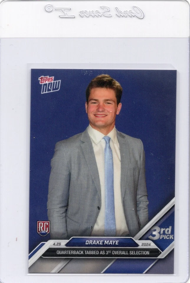 2024 Topps Now #D-3 Drake Maye RC Rookie   - New England Patriots - Image 1 of 1