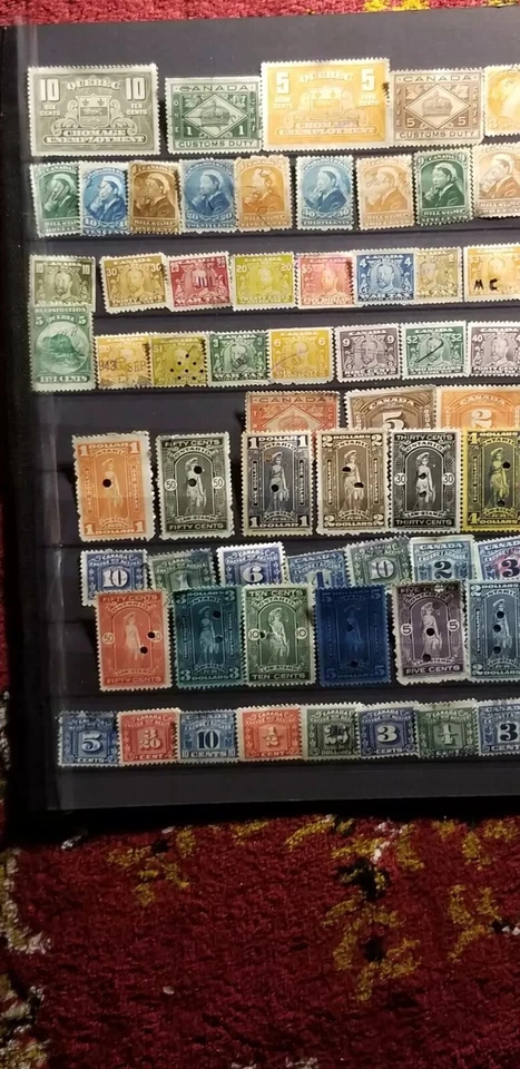Canada Old Rare Stamps Collection Huge Discount $400 Plus Book Value IDTagst11. - Image 1 of 4
