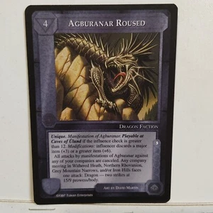 MECCG "LIDLESS EYE"--- AGBURANAR ROUSED --- NM / MINT - Picture 1 of 1