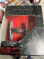 Star Wars Titanium Black Series Die Cast First Order Tie Fighter  13 NISB TFA