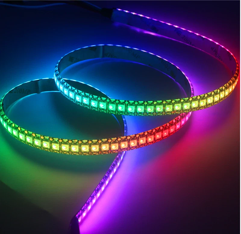 5M 16.4FT WS2811 Addressable Dream Color 150/300 5050 RGB Pixel LED Strip Light - Image 1 of 4