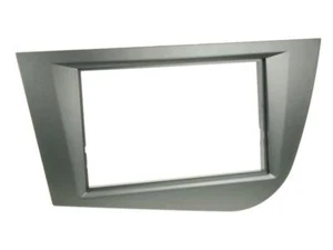Seat Leon 1P 1PN Marco Radio Coche Empotrado Ornamento Abertura Doble Din 2-DIN - Imagen 1 de 1
