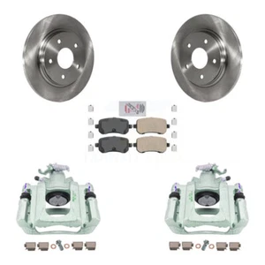 Rear Brake Caliper Rotor Ceramic Pad Kit For Chrysler Town & Country Dodge Grand - Picture 1 of 14
