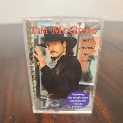 Tim McGraw  - Not a Moment To Soon  - Vintage Cassette Tape - Country Music  - Image 1 of 3