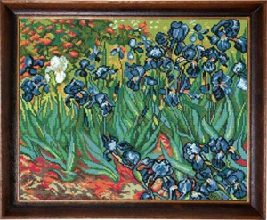 DIY Cross Stitch Kit "Irises, V. van Gogh" - Picture 1 of 5
