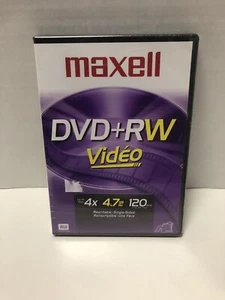 Maxell DVD+RW Video 4.7GB 120 min New - Picture 1 of 2