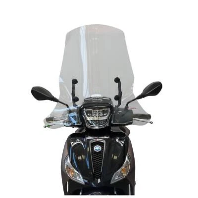 PARABREZZA FABBRI TRASPARENTE TOP ALTO PIAGGIO 125 MEDLEY 2020-2023 - Immagine 1 di 4