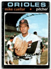 1971 Topps Mike Cuellar Baltimore Orioles #170