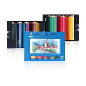 48 Colors Pencils Drawing Sketching pencils Grade Vibrant Coloring pens kit - Picture 1 of 20