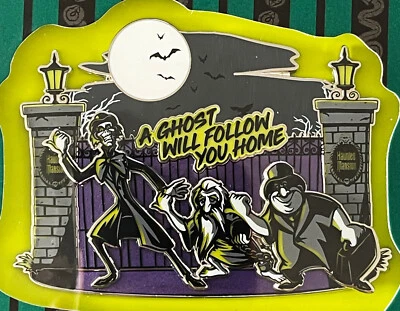Pin Jumbo Disneyland Haunted Mansion Ghost Will Follow You Home LR 2020 - Imagem 1 de 3