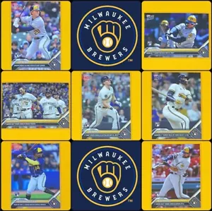 (7) 2023 Topps Now J. Wiemer/B. Turang/G. Mitchell/A. Monasterio/B. Perkins RC - Picture 1 of 15