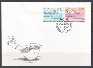 Liechtenstein Scott 1043-4 FDC - Europa 1995 - Picture 1 of 1