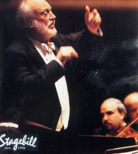 New York City Philharmonic Stagebill January 1996 Baxtresser Radnofsky Debussy - Picture 1 of 7