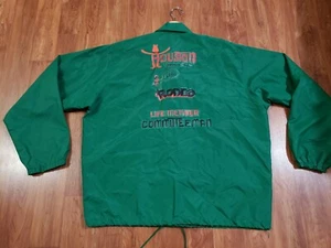 Vintage 1980's Houston Livestock Show And Rodeo Life Member green Jacket Rare - Picture 1 of 9