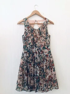 Jessica Simpson 8-10 (Size 2) Chiffon, Floaty Floral Occasion Dress - Picture 1 of 13