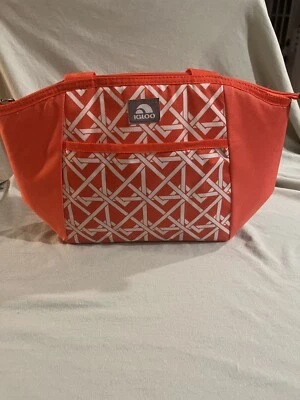 Sacola de almoço Igloo isolada tamanho pessoal sacola térmica isolada laranja - Imagem 1 de 3