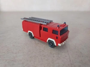 Wiking Germany Magirus LF16 Fire Brigade Truck w/ Ladders 1:87 610/33 - Picture 1 of 6