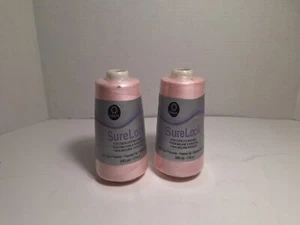 Coats Surelock Overlock Thread, 2-3000Yd Cones -Pink - Picture 1 of 5