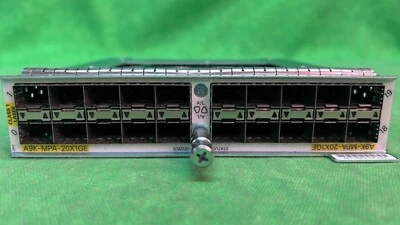 Cisco A9K-MPA-20x1GE 20-port 1-Gigabit Ethernet Modular Port Adapter - Image 1 of 4