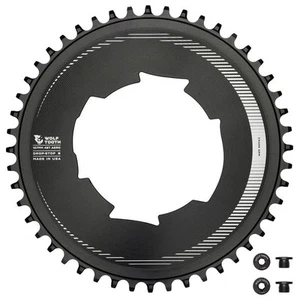 Wolf Tooth Components Aero Chainring, 107 BCD, Drop-Stop B, 48T, Blk - Picture 1 of 1