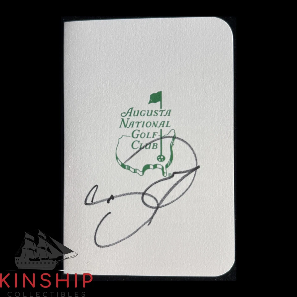 Tarjeta de puntuación Masters firmada por Jason Day certificado de autenticidad JSA Augusta PGA Golf Auto Z2288 Foto 1 de 1