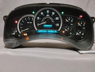 2003-2005 Escalade ESV EXT Instrument Cluster (Miles 303003) 15182142 - Image 1 of 4