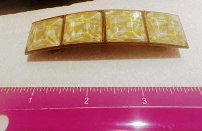 Hermoso Vintage Goody Estrás - Pasta Metal/Piedra Clip de Pelo/Correte   Foto 1 de 3