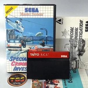 S.C.I. Special Criminal Investigation Sega Master System PAL Taito Course 1992 - Picture 1 of 12