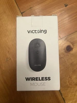 VicTsing Wireless Ergonomic Mouse Mice Noiseless For PC Laptop  Black NEW - Image 1 of 2