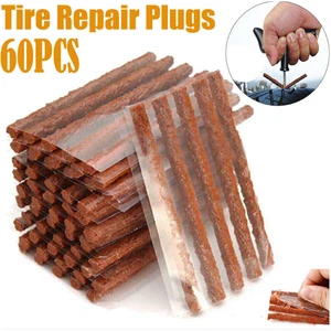 60Pcs Rubber Tire Repair Plugs Self vulcanizing Seal Strip for Car Tubeless Xgnp - Picture 1 of 12