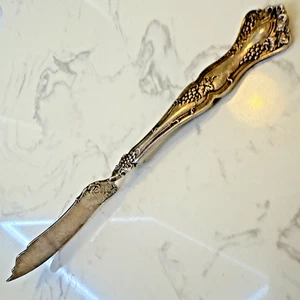 1847 ROGERS BROS VINTAGE TRAUBE VERSILBERT MEISTER BUTTER FLACHER GEDREHTER GRIFF - Bild 1 von 7